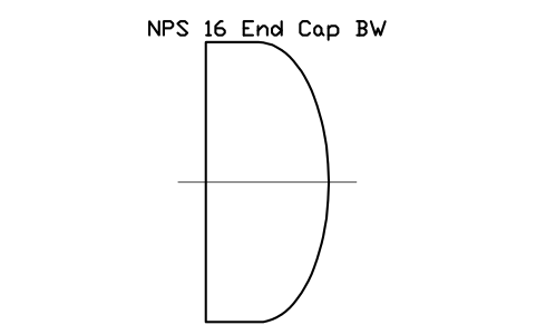 Vorschau des Symbols NPS 16 End Cap BW, Block FIT_B169_CAP_16