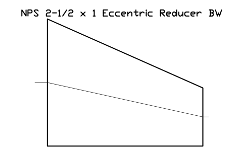 Vorschau des Symbols NPS 2-1/2 x 1 Eccentric Reducer BW, Block FIT_B169_REDE_2.5X1