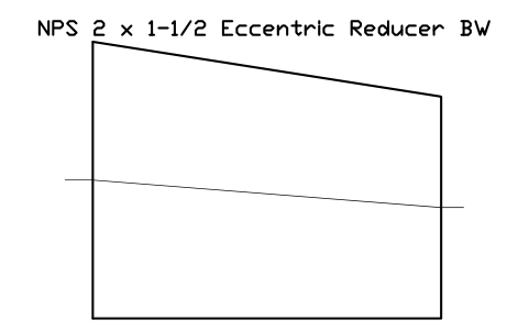 Vorschau des Symbols NPS 2 x 1-1/2 Eccentric Reducer BW, Block FIT_B169_REDE_2X1.5