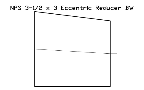 Vorschau des Symbols NPS 3-1/2 x 3 Eccentric Reducer BW, Block FIT_B169_REDE_3.5X3