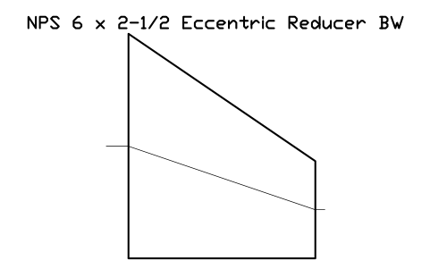 Vorschau des Symbols NPS 6 x 2-1/2 Eccentric Reducer BW, Block FIT_B169_REDE_6X2.5