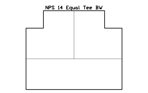 Vorschau des Symbols NPS 14 Equal Tee BW, Block FIT_B169_TEE_14