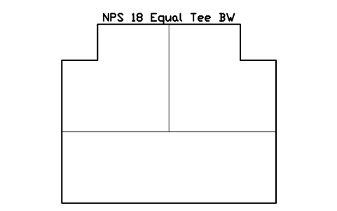 Vorschau des Symbols NPS 18 Equal Tee BW, Block FIT_B169_TEE_18
