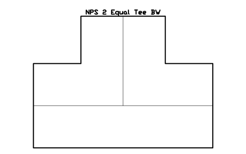 Vorschau des Symbols NPS 2 Equal Tee BW, Block FIT_B169_TEE_2