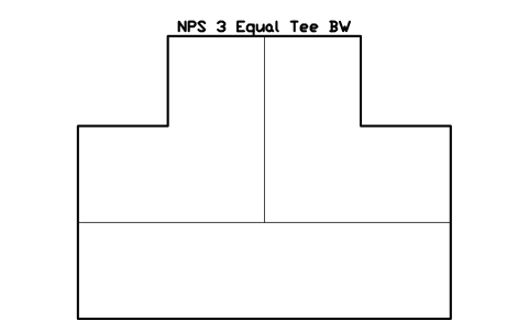 Vorschau des Symbols NPS 3 Equal Tee BW, Block FIT_B169_TEE_3