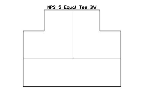Vorschau des Symbols NPS 5 Equal Tee BW, Block FIT_B169_TEE_5