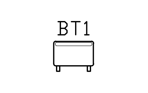 Vorschau des Symbols Bathtub 1700, end view, Block ARCH_ELEV_BATH_END