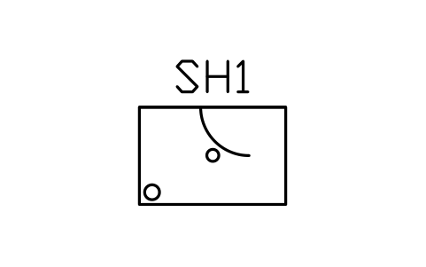 Vorschau des Symbols Shower enclosure with door, Block ARCH_SHOWER_ENCLOSURE