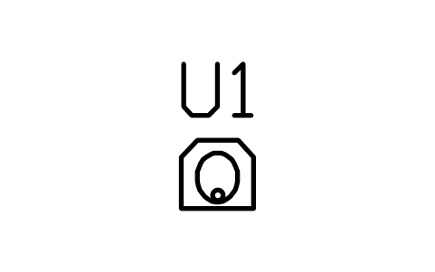 Vorschau des Symbols Urinal, wall-hung, Block ARCH_URINAL