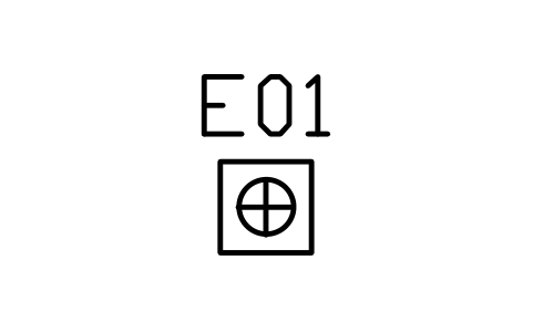 Anteprima del simbolo Earth pit / inspection chamber, blocco BEP_EARTH_PIT