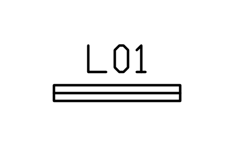 Anteprima del simbolo Light, linear / batten, blocco BEP_LIGHT_BATTEN