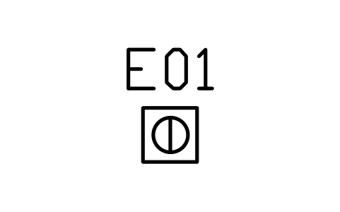 Anteprima del simbolo Socket outlet, floor-mounted, blocco BEP_SOCKET_FLOOR