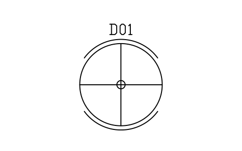 Vorschau des Symbols Door, revolving, Block ARCH_DOOR_REVOLVING