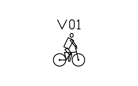 シンボル Person cycling, side view のプレビュー（ブロック ENT_BICYCLE_RIDER）