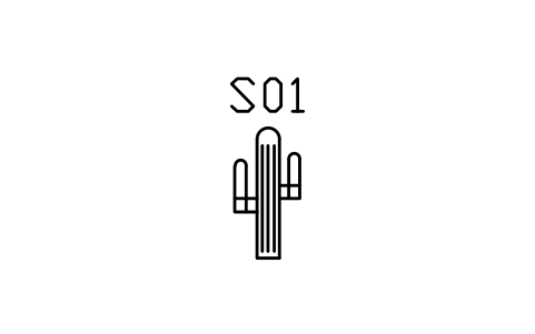 シンボル Cactus, saguaro, 2000 のプレビュー（ブロック ENT_CACTUS）