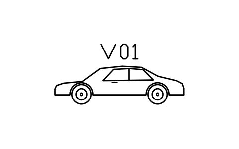 シンボル Car, coupe, side view のプレビュー（ブロック ENT_CAR_COUPE_SIDE）