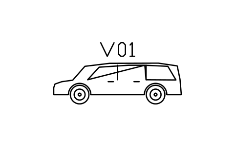 シンボル Car, estate, side view のプレビュー（ブロック ENT_CAR_ESTATE_SIDE）