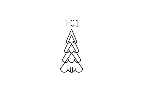 シンボル Tree, spruce, 3500 のプレビュー（ブロック ENT_CONIFER_SPRUCE_SMALL）