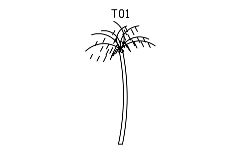 シンボル Palm, coconut, 7000 のプレビュー（ブロック ENT_PALM_COCONUT）