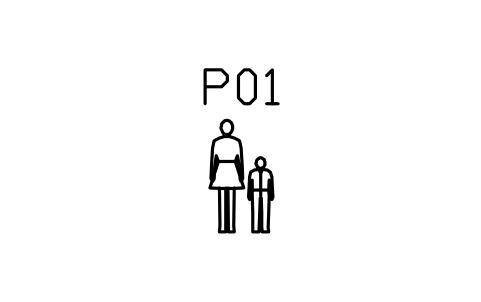 シンボル People, woman with child のプレビュー（ブロック ENT_PERSON_PARENT_CHILD）