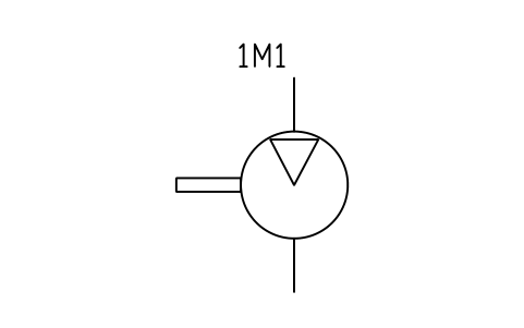 Anteprima del simbolo Air motor, one direction, blocco FPW_AIRMOTOR