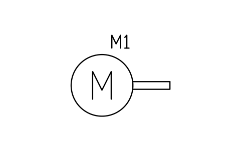 Anteprima del simbolo Electric motor, blocco FPW_ELECTRIC_MOTOR