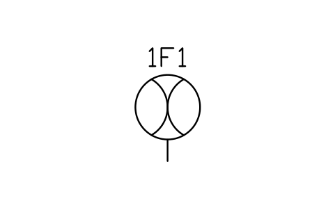 Anteprima del simbolo Flow indicator, blocco FPW_FLOW_INDICATOR