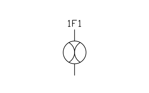 Anteprima del simbolo Flow meter, blocco FPW_FLOW_METER