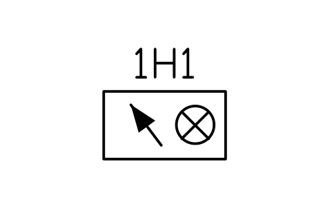 Anteprima del simbolo Optical indicator, blocco FPW_INDICATOR_OPTICAL