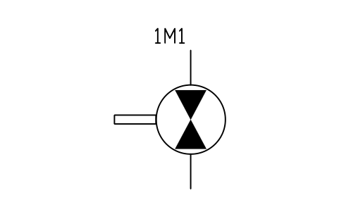 Anteprima del simbolo Motor, fixed, reversible, blocco FPW_MOTOR_FIXED_2