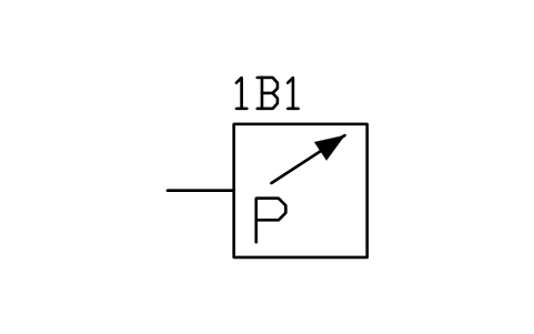 Anteprima del simbolo Pressure switch, blocco FPW_PRESSURE_SWITCH