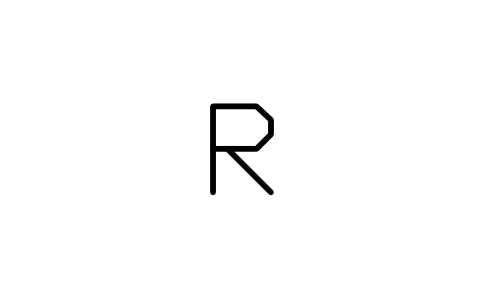 Vorschau des Symbols Radius sign, Block GDT_DIM_RADIUS