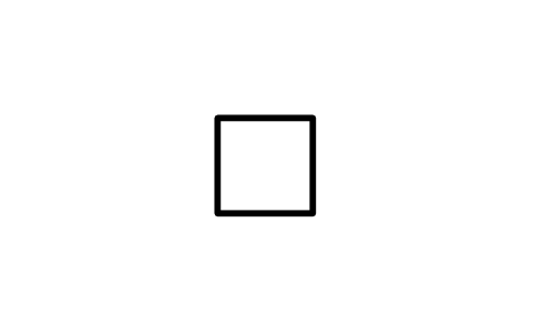 Vorschau des Symbols Square sign, Block GDT_DIM_SQUARE
