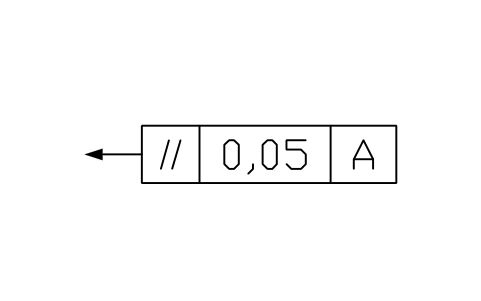 Vorschau des Symbols Direction feature frame, Block GDT_FRM_DIRECTION_PLANE