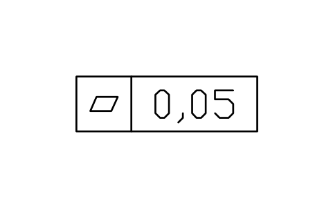 Vorschau des Symbols Flatness frame, Block GDT_FRM_FLATNESS