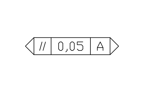 Vorschau des Symbols Orientation plane frame, Block GDT_FRM_ORIENTATION_PLANE