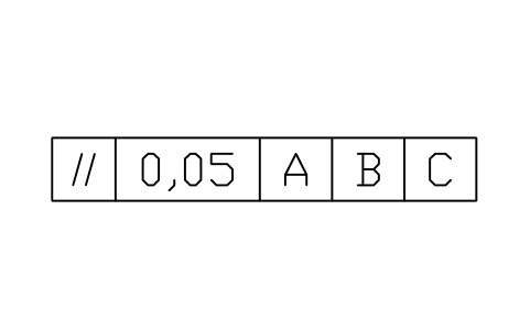 Vorschau des Symbols Parallelism, 3 datums, Block GDT_FRM_PARALLELISM_D3
