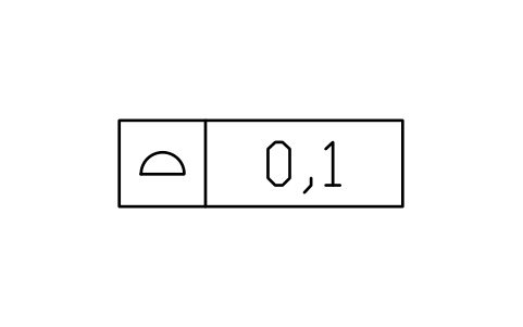 Vorschau des Symbols Surface profile frame, Block GDT_FRM_PROFILE_SURFACE