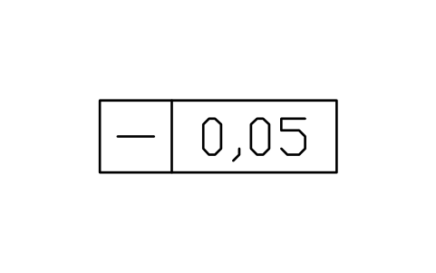 Vorschau des Symbols Straightness frame, Block GDT_FRM_STRAIGHTNESS