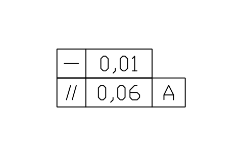 Vorschau des Symbols Straightness + parallelism, Block GDT_FRM_STRAIGHT_PARALLEL