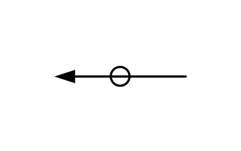 Vorschau des Symbols All around, horizontal leader, Block GDT_LEAD_ALL_AROUND_H