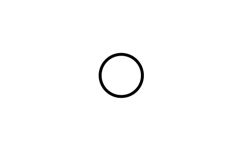Vorschau des Symbols Roundness (circularity) symbol, Block GDT_SYM_ROUNDNESS