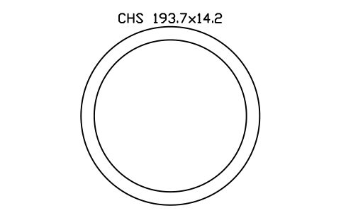 Vorschau des Symbols CHS 193.7x14.2, Block SEC_CHS193.7X14.2