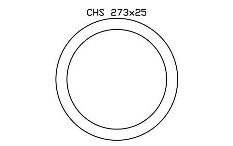 Vorschau des Symbols CHS 273x25, Block SEC_CHS273X25