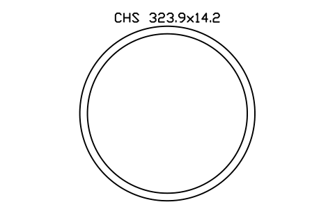 Vorschau des Symbols CHS 323.9x14.2, Block SEC_CHS323.9X14.2