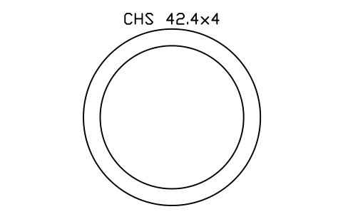 Vorschau des Symbols CHS 42.4x4, Block SEC_CHS42.4X4