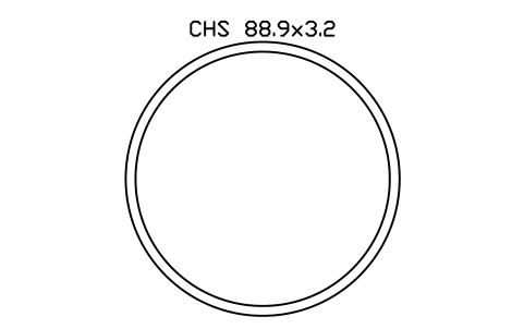 Vorschau des Symbols CHS 88.9x3.2, Block SEC_CHS88.9X3.2