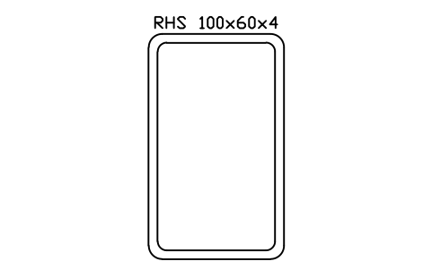 Vorschau des Symbols RHS 100x60x4, Block SEC_RHS100X60X4