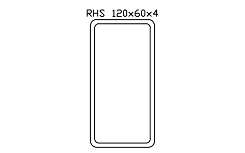Vorschau des Symbols RHS 120x60x4, Block SEC_RHS120X60X4
