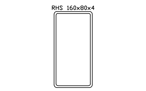 Vorschau des Symbols RHS 160x80x4, Block SEC_RHS160X80X4